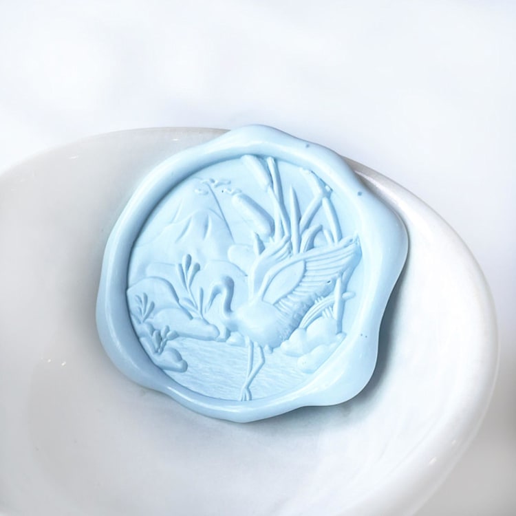 "Crane Wax Seal, Pack of 10, Customizable Color" - Wax Seals in multicolorassorted-colors by Abby Choi