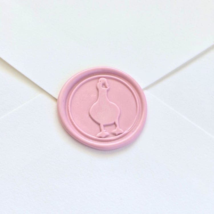 "Goose- Customizable Color- Hand-Crafted Wax Seals- Set of 25" - Wax Seals in multicolor by Inkspiringletters