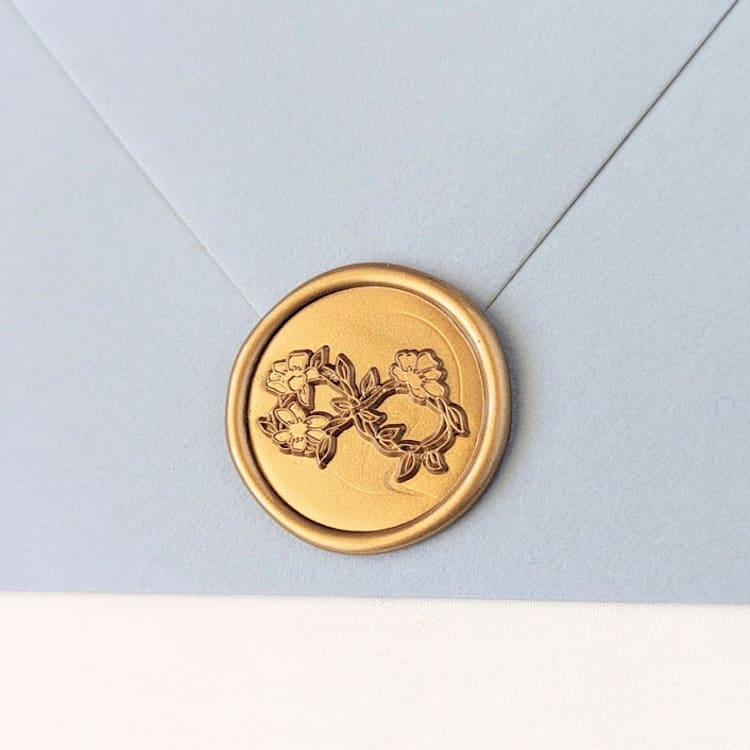 "Forevermore- Customizable Color- Set of 25 Hand-crafted Wax Seals" - Wax Seals in multicolor by Inkspiringletters