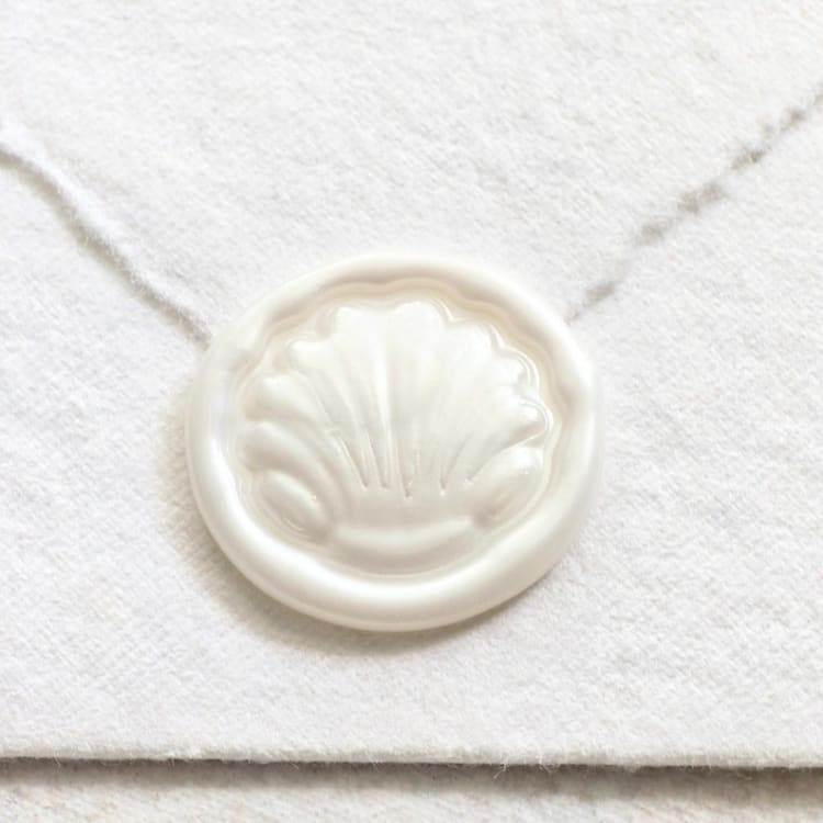 "Dome Shell- Hand-crafted Wax Seals - Customizable Color- Set of 25" - Wax Seals in multicolor by Inkspiringletters