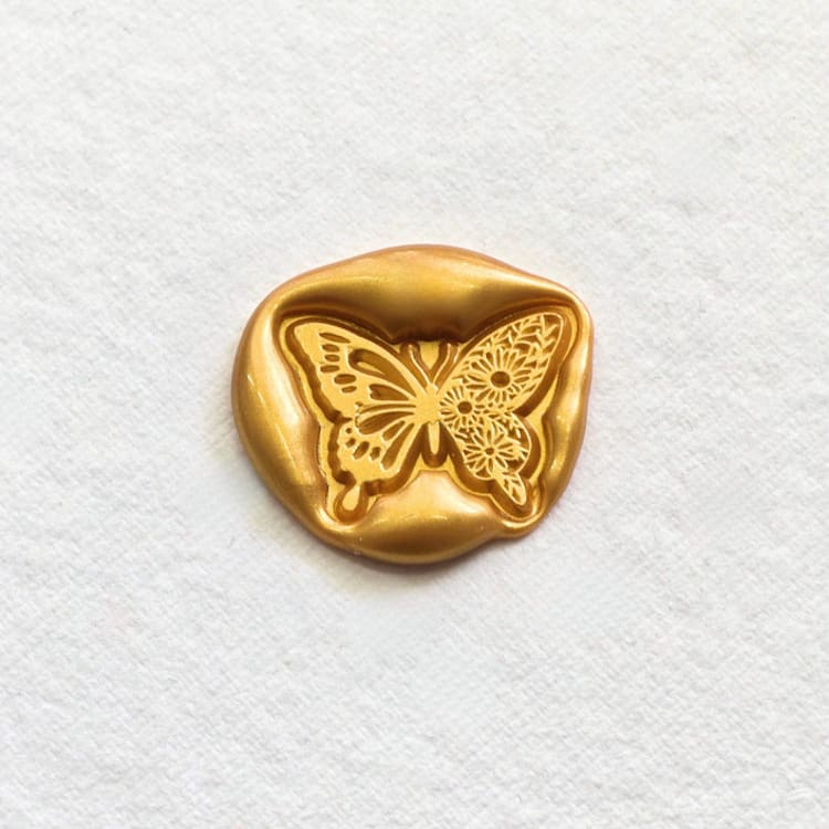 "Monarch- Hand-crafted Wax Seals - Customizable Color- Set of 25" - Wax Seals in multicolor by Inkspiringletters