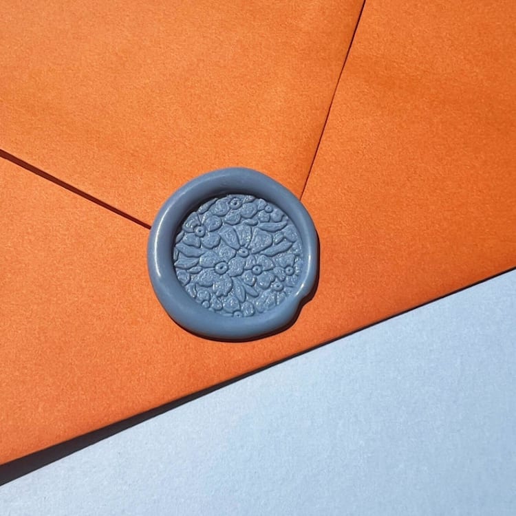 "Florish Wax Seal Sticker - Pack of 10" - Wax Seals in multicolorassorted-colors by Eva Tadros