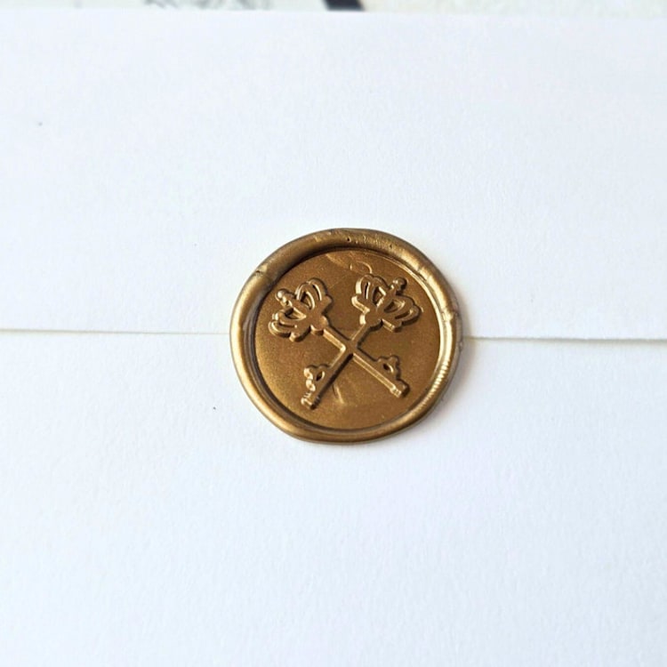 "Scepters- Customizable Color- Set of 25 Hand-crafted Wax Seals" - Wax Seals in multicolor by Inkspiringletters