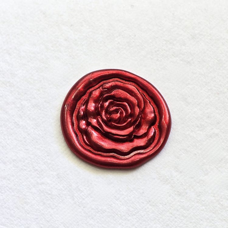 "Primrose- Hand-crafted Wax Seals - Customizable Color- Set of 25" - Wax Seals in multicolor by Inkspiringletters
