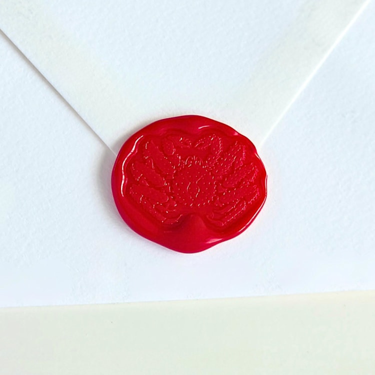 "King Crab- - Customizable Color- Hand-Crafted Wax Seals- Set of 25" - Wax Seals in multicolor by Inkspiringletters