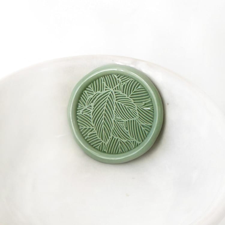 "Leaves Wax Seals Pack of 10, Customizable Color" - Wax Seals in multicolorassorted-colors by Abby Choi