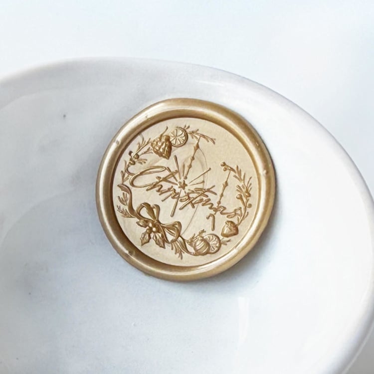 "Christmas Wax Seals, Pack of 10, Customizable Color" - Wax Seals in multicolorassorted-colors by Abby Choi