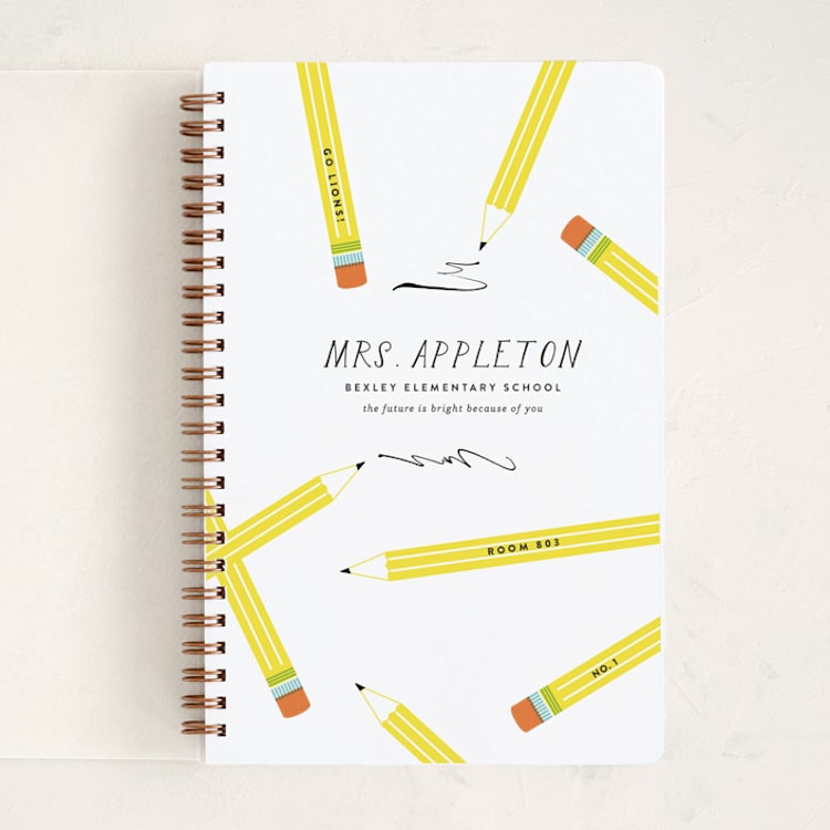 "Appreciation" - Notebook in Banana by Oscar and Emma - Karly Depew - Front