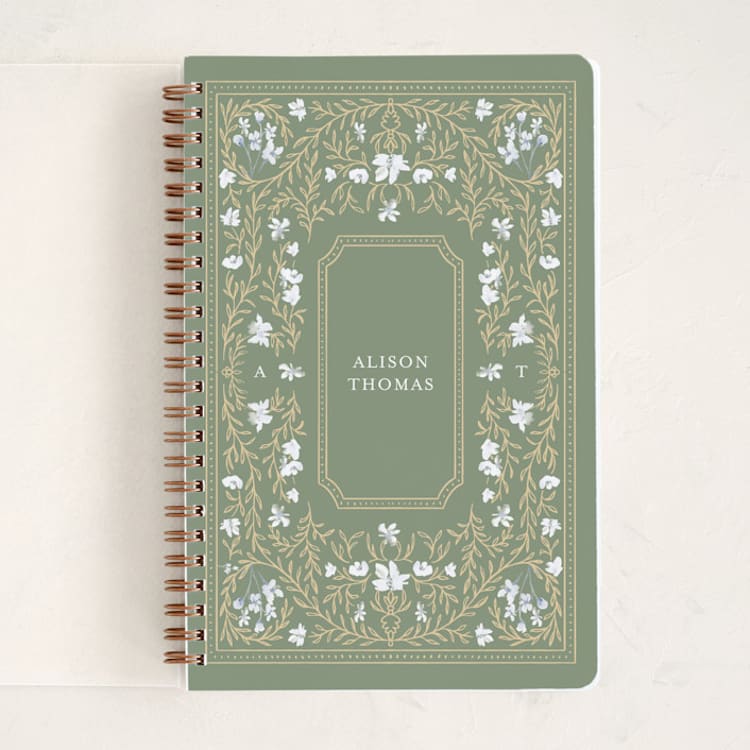 "Victorian" - Notebook in Morris by Claudia Orengo - Front