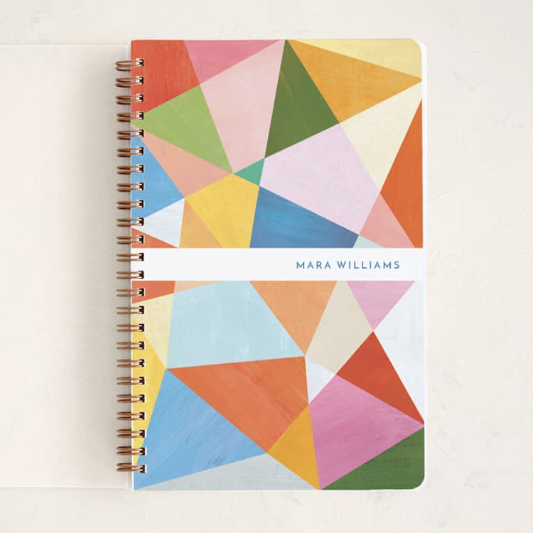 "Painted Geometry" - Notebook in Spectrum by melanie mikecz - Front