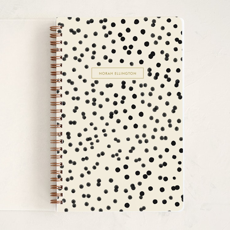 "Hello Dotty" - Notebook in Sugar by Nadia Hassan - Front