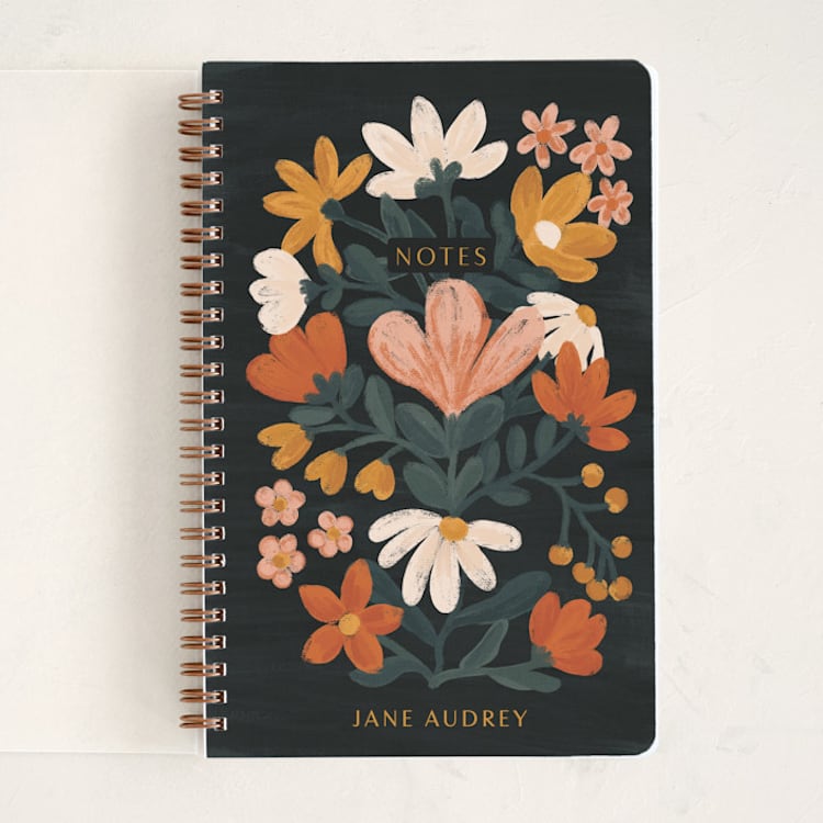 "Nostalgic" - Notebook in Honey by Angel Walker - Front