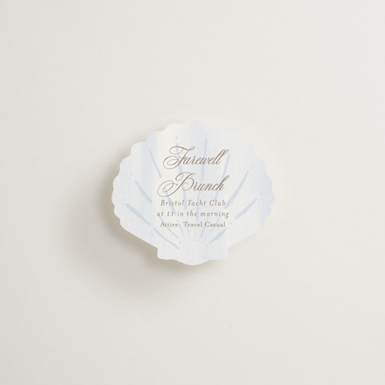 "Bristol" - Mini Novelty Enclosure Cards in Sky by Jennifer Wick - Front