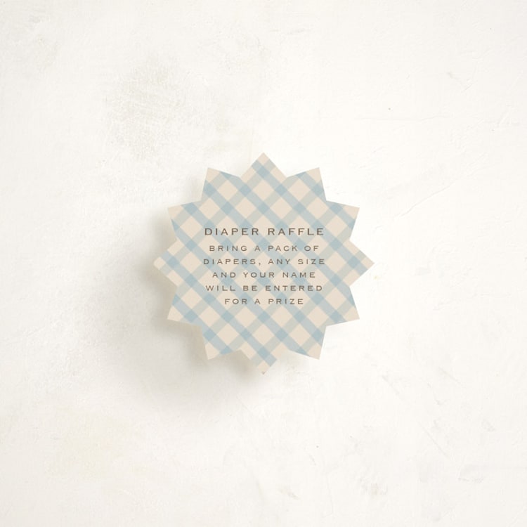 "Pumpkins + Bows" - Mini Novelty Enclosure Cards in Cornflower by Laura Hankins - Front