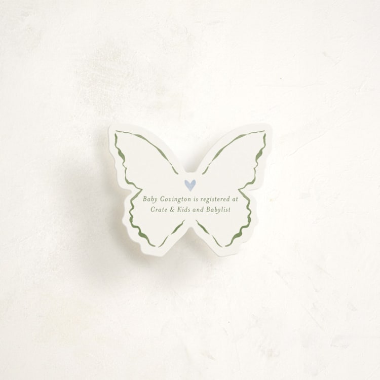 "Wildflower Ribbon" - Mini Novelty Enclosure Cards in Cotswolds by Jackie Crawford - Front