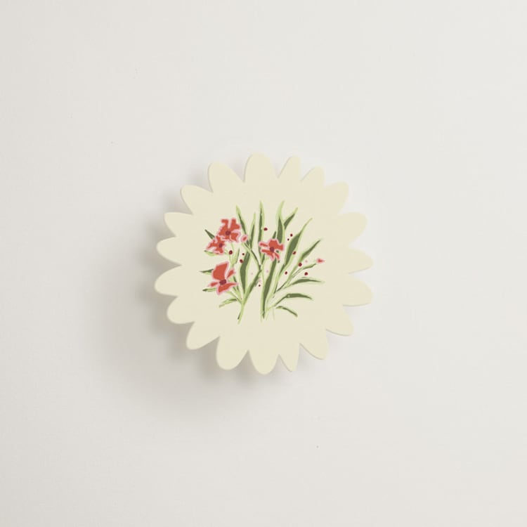 "Garden Gestures" - Mini Novelty Enclosure Cards in Ruby by Lottie Aldarwish - Front