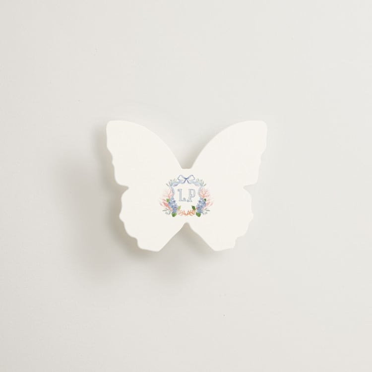 "East Coast" - Mini Novelty Enclosure Cards in Powder Blue by Petra Kern - Front