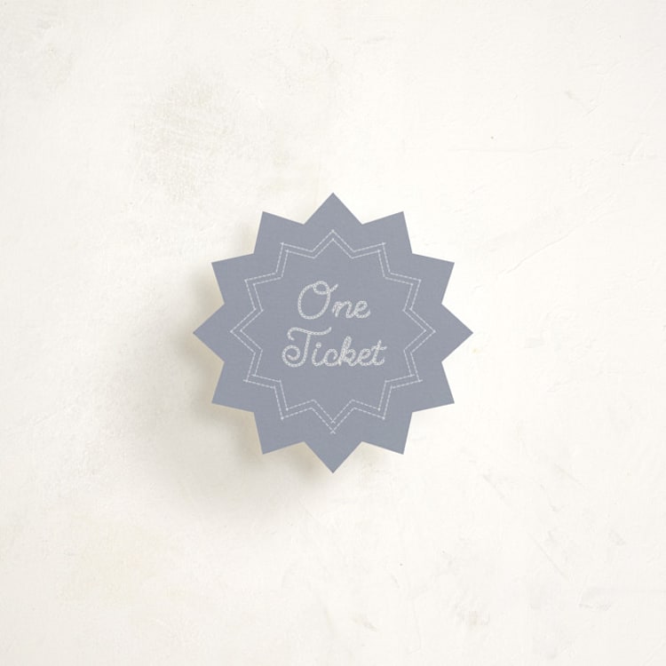 "Little Wrangler" - Mini Novelty Enclosure Cards in Cream by Jelena Vuletic - Front