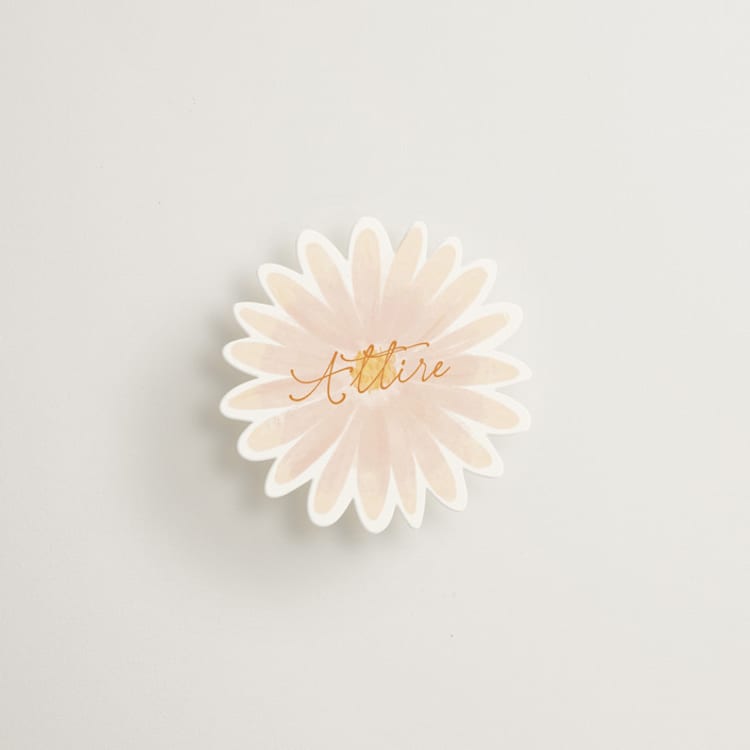"Floral Medley" - Mini Novelty Enclosure Cards in Plumeria by Tamara Hilje - Front