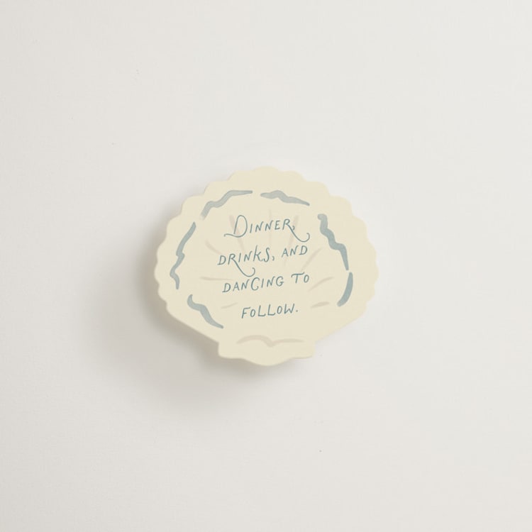 "amalfi coast" - Mini Novelty Enclosure Cards in Sand by Lori Wemple - Front