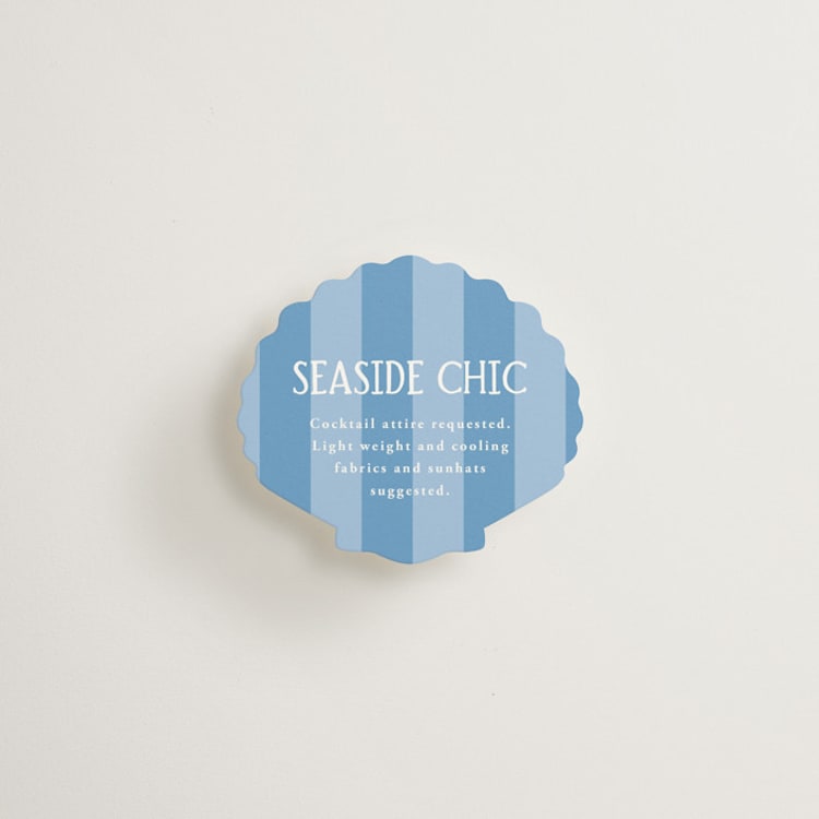 "wide stripes" - Mini Novelty Enclosure Cards in Sky by Laura Hamm - Front