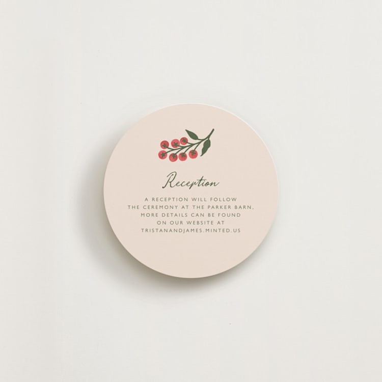 "Cherry Tomatoes" - Novelty Enclosure Cards in Yogurt by Katharine Watson - Front