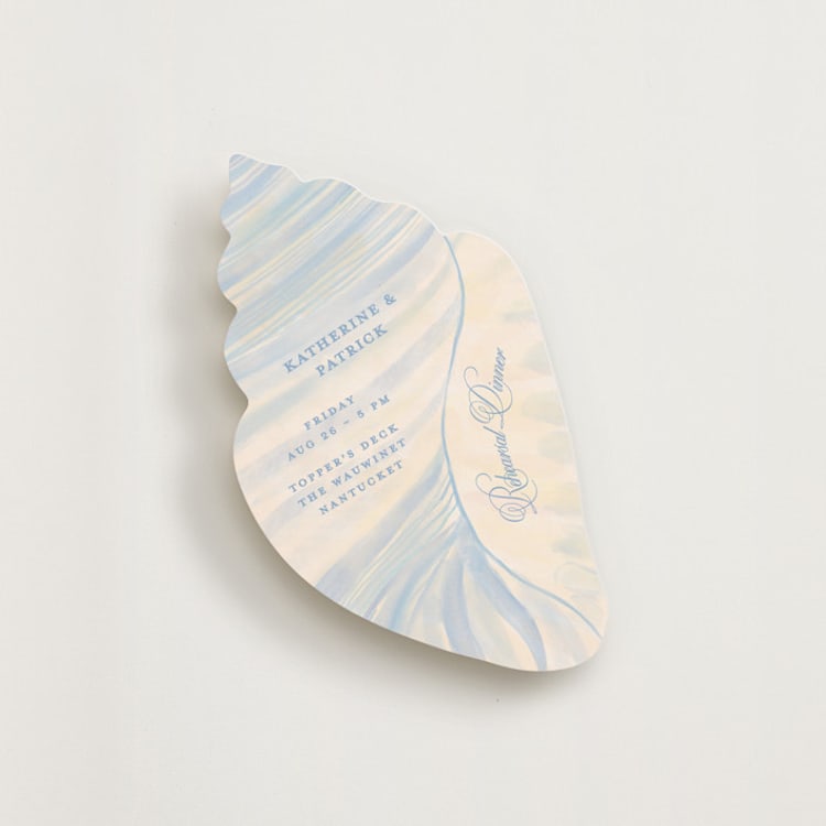 "Coastal" - Novelty Enclosure Cards in Ocean by Creo Study - Front
