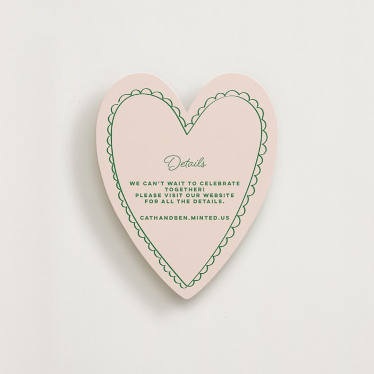 "Crazy Little Thing Called Love" - Novelty Enclosure Cards in Avocado by Helena Vitto - Front