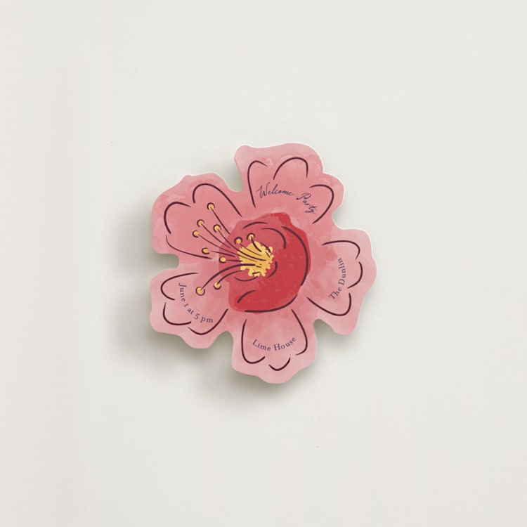 "A wedding in Low Country" - Novelty Enclosure Cards in Petal by Chris Griffith - Front