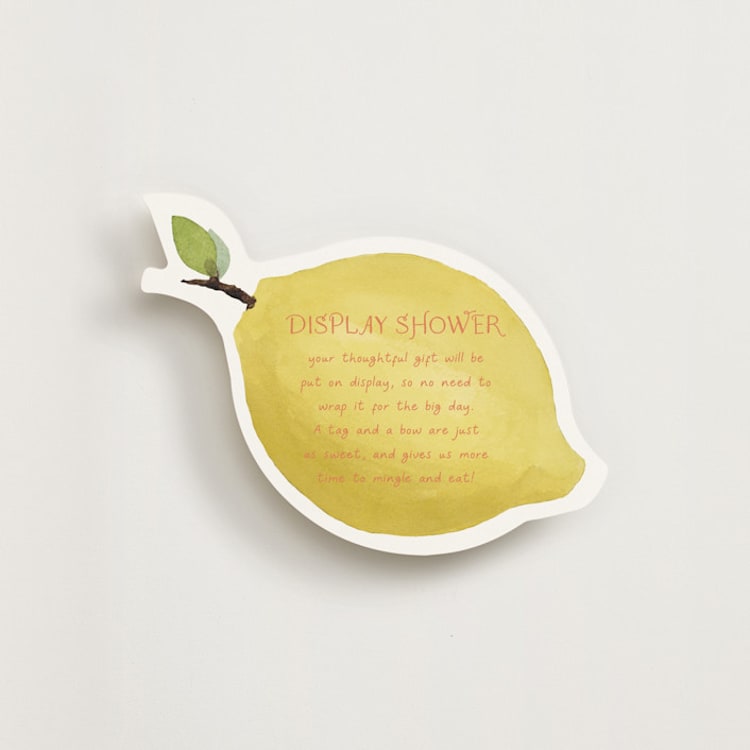 "Limoncello" - Novelty Enclosure Cards in Arancia by Tina Faselli - Front
