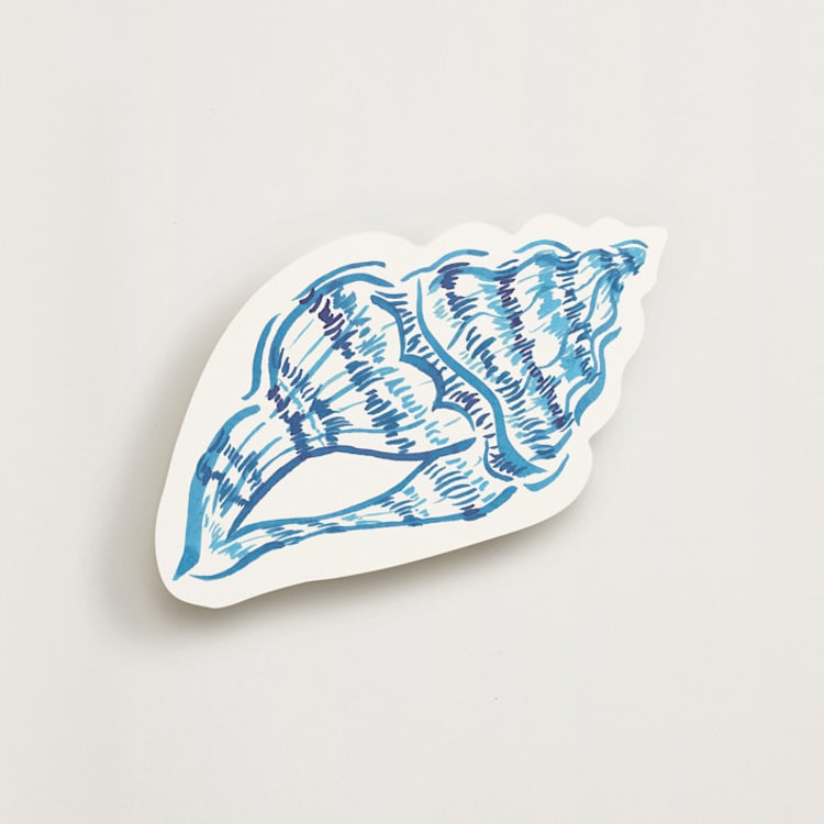 "Positano" - Novelty Enclosure Cards in Cerulean by Tamara Hilje - Front