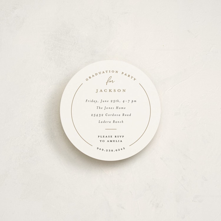 "Straight Arrow" - Novelty Enclosure Cards in Truffle by Joanna Griffin - Front