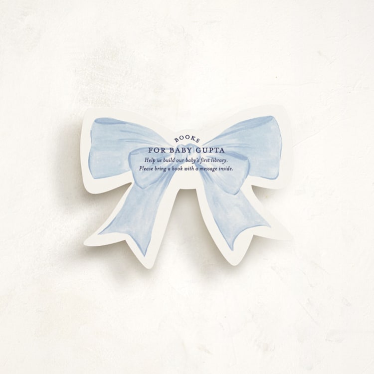 "Pinstripe" - Novelty Enclosure Cards in Clouds by Sarah Knight - Front