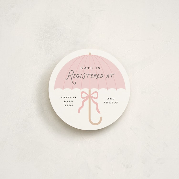 "Umbrella" - Novelty Enclosure Cards in Ballet by Itsy Belle Studio - Front
