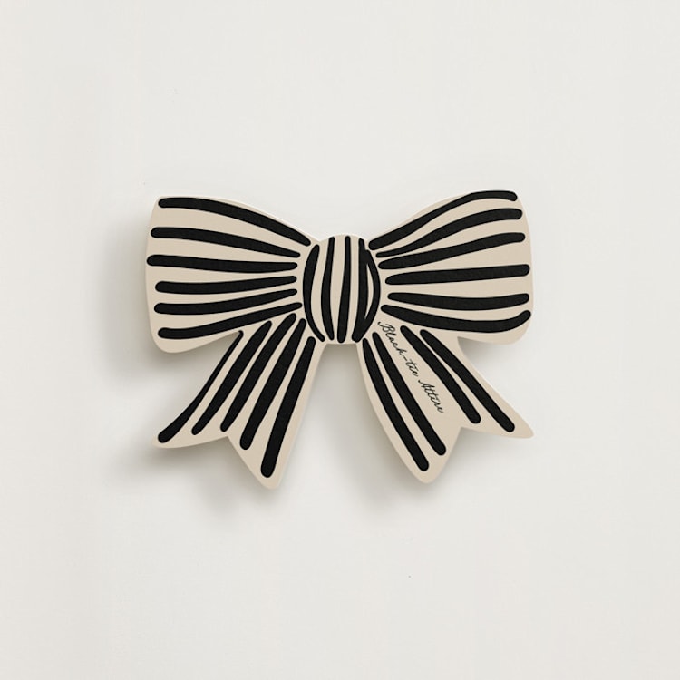 "Classy Bow" - Novelty Enclosure Cards in Onyx by letterfix - Front