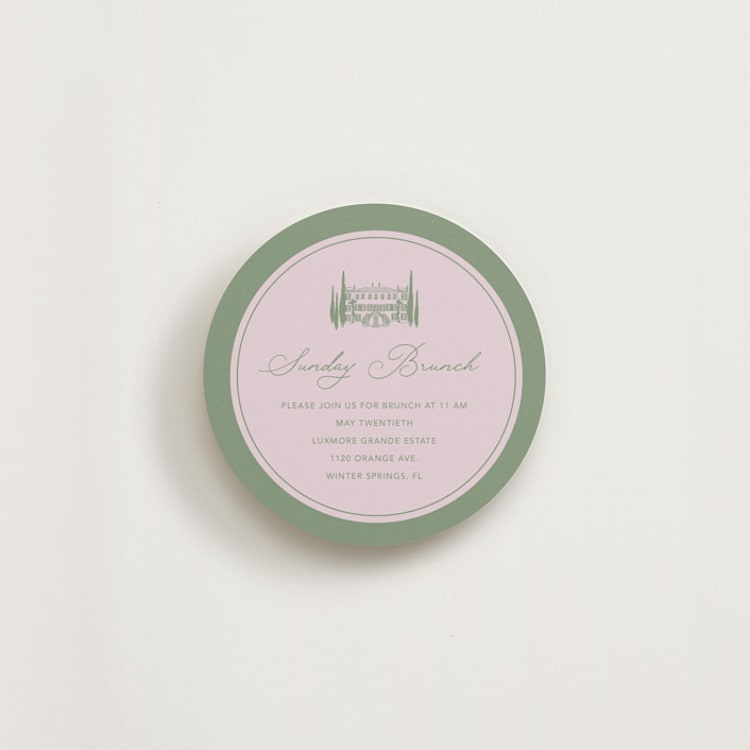 "Elara" - Novelty Enclosure Cards in Lilac by Jelena Vuletic - Front
