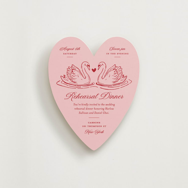 "Smitten" - Novelty Enclosure Cards in Ballet by Jennifer Lew - Front