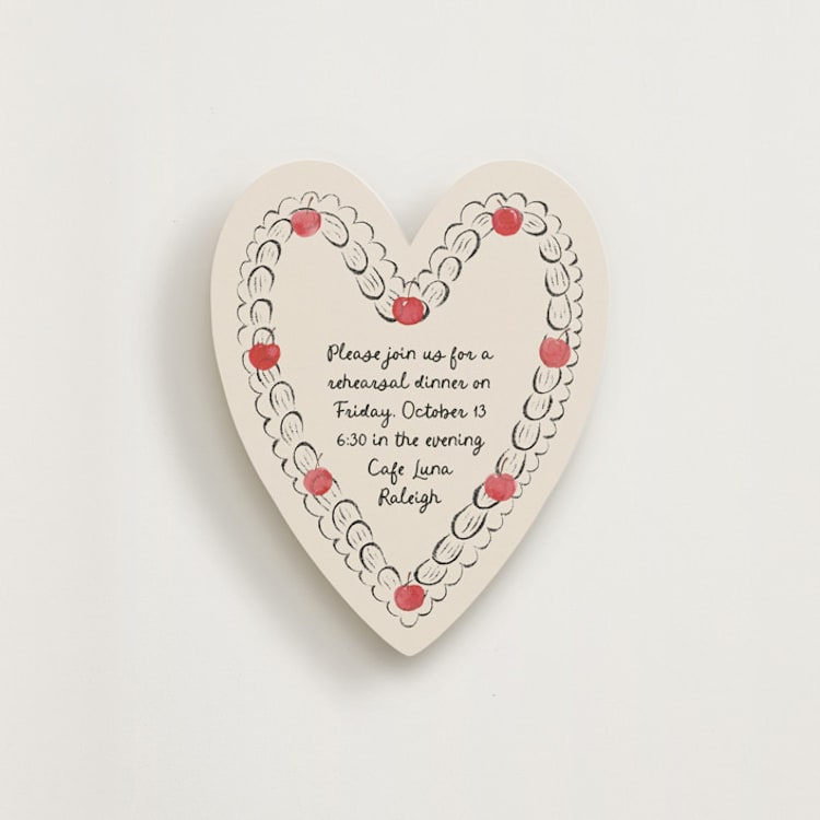 "Cut the Cake" - Novelty Enclosure Cards in Prosecco by Pink House Press - Front
