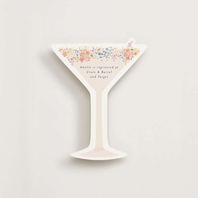 "Amelie Martini" - Novelty Enclosure Cards in Brights by Itsy Belle Studio - Front