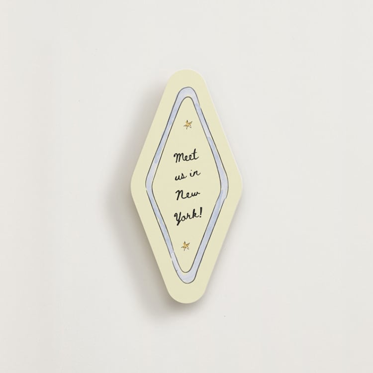 "The key" - Novelty Enclosure Cards in Blues by Helena Vitto - Front
