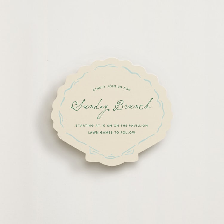 "Cape Cod Celebration" - Novelty Enclosure Cards in Hydrangea by Ashlee Townsend - Front