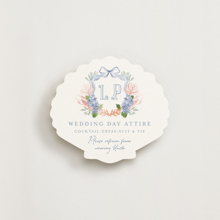 "East Coast" - Novelty Enclosure Cards in Powder Blue by Petra Kern - Front