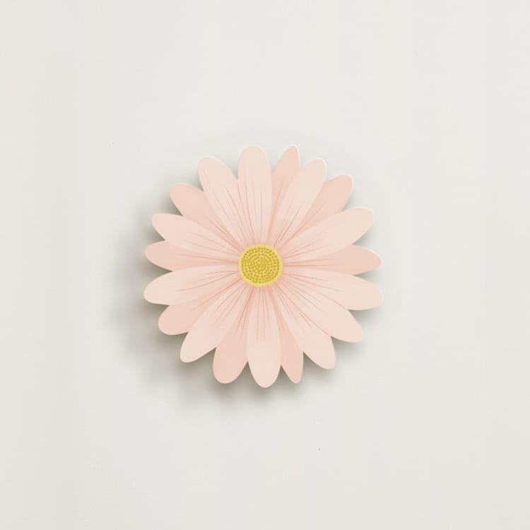 "Wildflowers" - Novelty Enclosure Cards in Peach by Paper Raven Co. - Front
