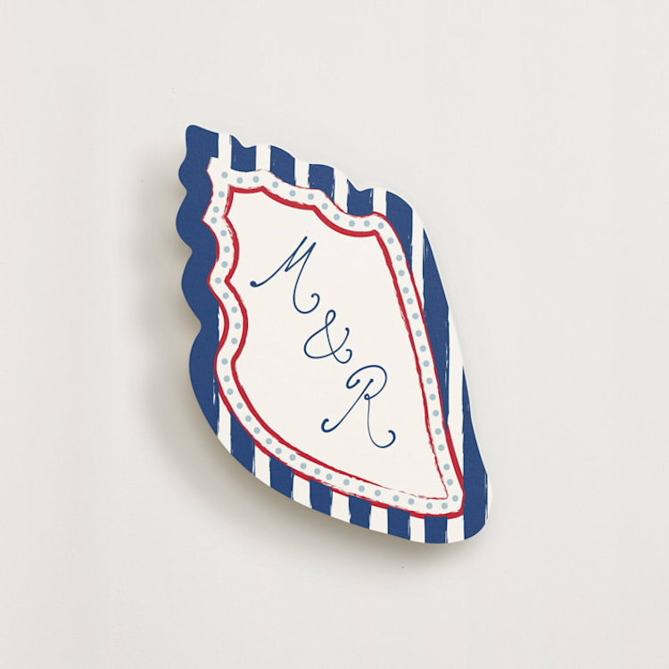 "Davis Lane" - Novelty Enclosure Cards in Navy by Christie Kelly - Front