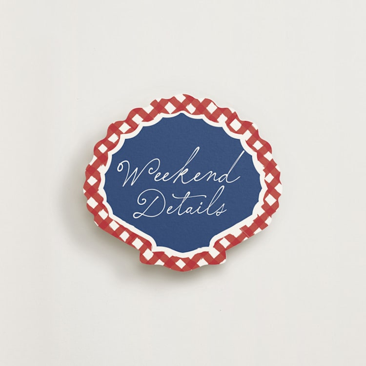 "Davis Lane" - Novelty Enclosure Cards in Navy by Christie Kelly - Front