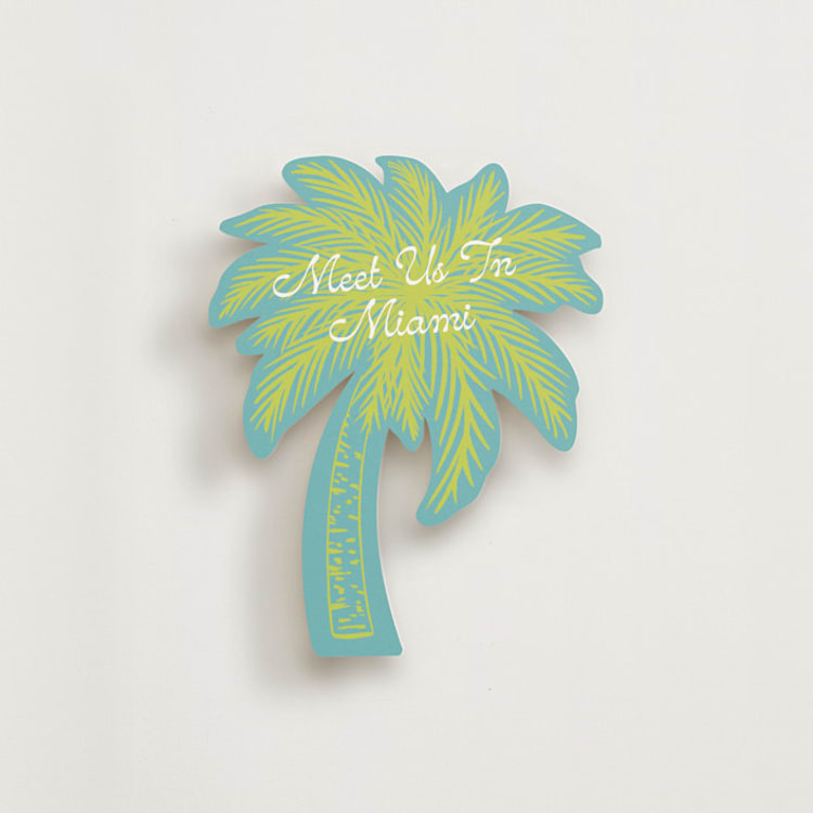"Tropical Fun" - Novelty Enclosure Cards in Miami by Ashlee Townsend - Front