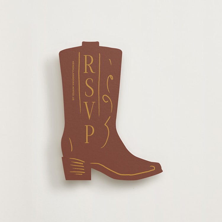 "The West" - Novelty Enclosure Cards in Desert by Jenna Holcomb - Front