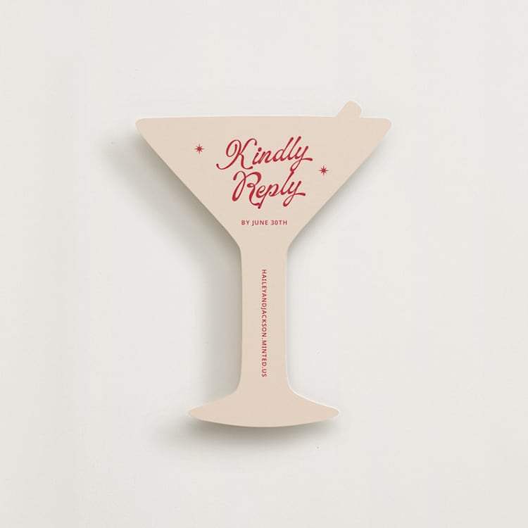"Ranch Romance" - Novelty Enclosure Cards in Scarlet by Ashley Iwafuchi - Front