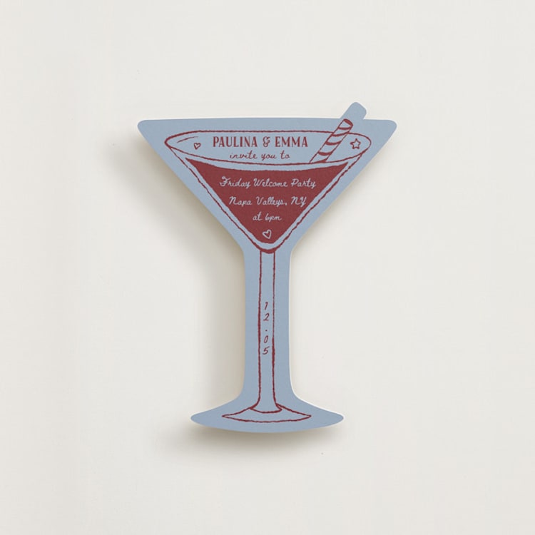 "Cowboy Kick" - Novelty Enclosure Cards in Rosewood by Zove Ahhh - Front