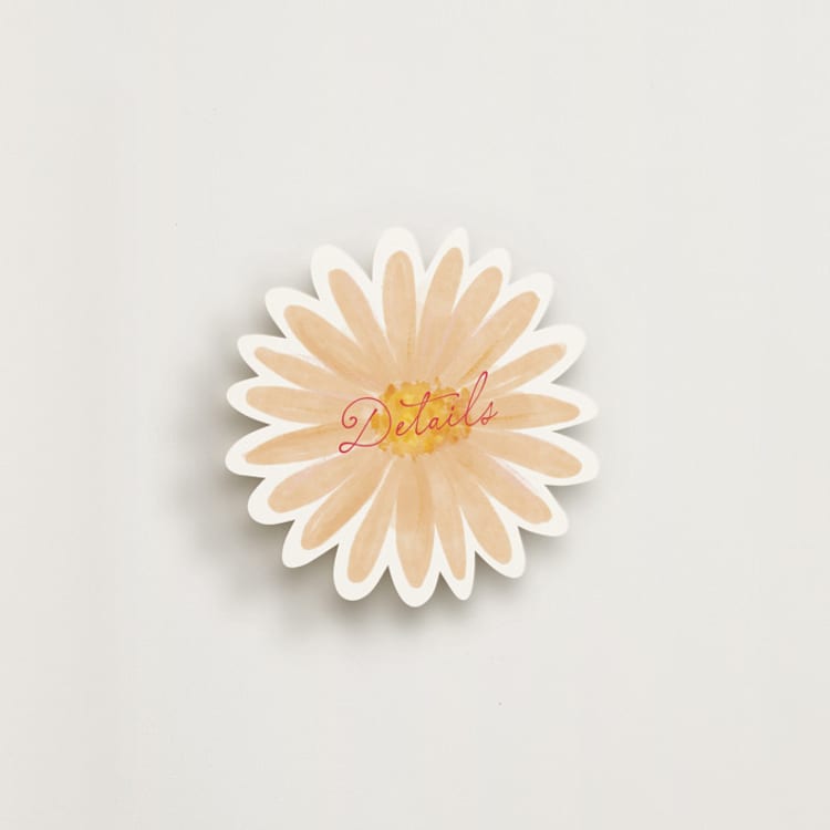 "Floral Medley" - Novelty Enclosure Cards in Plumeria by Tamara Hilje - Front